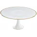 Italian Renaissance Filet Gold  Petit Four Stand Medium 9.4 Gold Filet