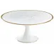 Italian Renaissance Filet Gold  Petit Four Stand Small 6.3 Gold Filet