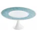Italian Renaissance Irise Sky Blue  Petit Four Stand Medium 9.4 Sky Blue