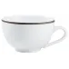 Italian Renaissance Irise Dark Grey  Tea Cup  3.5 Dark Grey