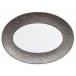 Italian Renaissance Irise Dark Grey  Oval Platter Dark Grey