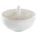 Italian Renaissance Irise Pearl  Sugar Bowl 4.6 Pearl