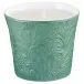 Italian Renaissance Irise Turquoise Candle Pot 3.35 in Gift Box