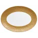 Italian Renaissance Irise Gold  Oval Platter Gold