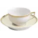 Mazurka Or Ivory Tea Saucer Extra 6.3 in