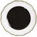 Mazurka Or Black Dessert Plate 8.7 in