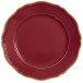Mazurka Or Red Buffet Plate 12.2 in