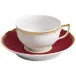 Mazurka Or Red Tea Saucer Extra 6.3 in