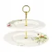 Brillance Fleurs Sauvages Etagere 2 tiers with Rim Plates (Special Order)