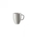 Junto Pearl Grey Mug With Handle 12 3/4 oz