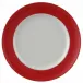 Sunny Day Red Salad Plate Round 8 1/2 in