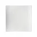 Mesh White Plate Flat Square 10 1/2 in