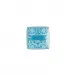 Barocco Teal Canape Dish 4 3/4 in Square