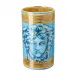 Medusa Amplified Blue Coin Vase 11 3/4 in (Special Order)