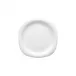 Suomi White Salad Plate 8 in