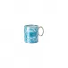 Barocco Teal Mug 11 oz