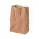 Bag Vase Light Brown 11 in