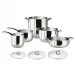 Kikka Steel Cookware Set 8 Pieces