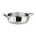 Kikka Mirror Steel Casserole Pot Round 24,0 cm h 8,5 cm 3,400 l