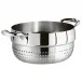 Kikka Mirror Steel Steamer Round 24,0 cm h 12,0 cm