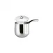 Kikka Mirror Steel Milk Boiler with Lid Round 12,0 cm h 12,0 cm 1,300 l
