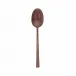 Linea Q Vintage Pvd Copper Dessert Spoon 7 1/4 In. 18/10 Stainless Steel Vintage Pvd Finishing