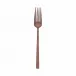 Linea Q Vintage Pvd Copper Dessert Fork 7 1/4 In. 18/10 Stainless Steel Vintage Pvd Finishing