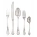 Rome 5-Pc Place Setting Solid Handle 18/10 Stainless Steel