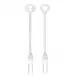 Party Portafortuna Set 2 Party Forks 18/10 Stainless Steel