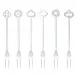 Party Oriental Set 6 Forks New 18/10 Stainless Steel