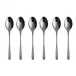 Cake & Coffee 6 Pcs Mocha Spoon, Taste Pvd Black