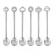 Party Oriental Set 6 Party Spoons Antico