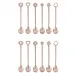 Party Fashion Set 12 Party Spoons Antico Pvd Champagne