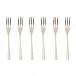 Cake & Coffee Pack 6 Pcs Cake Forks, Taste Antico Pvd Champagne