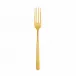 Linear Pvd Gold Table Fork 8 1/8 in 18/10 Stainless Steel Pvd Mirror
