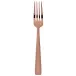 Siena Copper Table Fork 8 In 18/10 Stainless Steel Pvd Mirror
