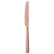 Siena Copper Table Knife Solid Handle 9 1/4 In 18/10 Stainless Steel Pvd Mirror