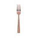 Siena Copper Dessert Fork 7 1/8 In 18/10 Stainless Steel Pvd Mirror