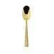 Siena Gold Dessert Spoon 7 1/8 In 18/10 Stainless Steel Pvd Mirror