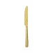 Siena Gold Dessert Knife Solid Handle 8 1/4 In 18/10 Stainless Steel Pvd Mirror