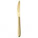 Hannah Gold Table Knife Solid Handle 9 1/4 In 18/10 Stainless Steel Pvd Mirror (Special Order)