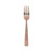 Cortina Copper Dessert Fork 7 1/8 In 18/10 Stainless Steel Pvd Mirror