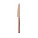 Cortina Copper Dessert Knife Solid Handle 8 1/4 In 18/10 Stainless Steel Pvd Mirror