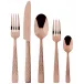 Cortina Copper 5-Pc Place Setting Solid Handle 18/10 Stainless Steel Pvd Mirror