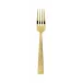 Cortina Gold Dessert Fork 7 1/8 In 18/10 Stainless Steel Pvd Mirror