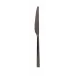 Linea Q Pvd Black Dessert Knife, Solid Handle 8 1/4 In 18/10 Stainless Steel Pvd Mirror