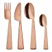 Gio Ponti Conca Set 4 Pcs Children's Flatware Pvd Copper