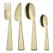 Gio Ponti Conca Set 4 Pcs Children's Flatware Pvd Champagne