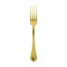 Filet Toiras Pvd Gold Table Fork 8 1/4 In 18/10 Stainless Steel Pvd Mirror