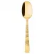 Jungle Pvd Gold Table Spoon 8 In 18/10 Stainless Steel Pvd Gold